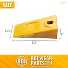 6737325 Bucket Teeth With 6737326 Flexpins For Bobcat Style Mini Excavator 10pk