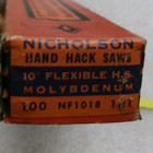 Nicholson 10  Hand Hack Saw Blades Hss 18 Tpi Nf1018 Lot Of 20  376a