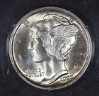 1923 P     Mercury Dime 10c - Pcgs Ms65 Fb Full Bands Rattler - Tough Coin   119