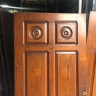 Pair Vintage Built In Cabinet Doors Eastlake C1880 Chestnut 67    X 28 5    X 1   