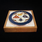 Masonic Car Emblem Metal Badge York Rite Freemason Car Sticker