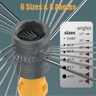 Tungsten Electrode Sharpener Grinder Tig Welding Rotary Tool 6 Sizes 10 Angles