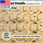 24pcs Toe Rings For Women Toe Rings Silver Adjustable Women s Rings Stainless St