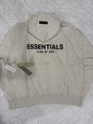 White cream Cotton Hoodie     Size Medium      Brand New