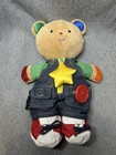 Melissa   Doug K s Kids Bear Teddy Wear Plush Learn To Dress Doll Laces Button