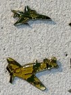 Vintage Us Military Aircraft War Plane Color Lapel Hat Pin Lot Of 16