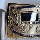 Hurley Co Vintage attractive Belt Buckle  San Francisco  California Police Dept