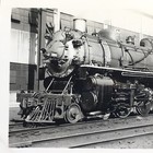 Delaware Lackawanna   Western Railroad Engine Locomotive No  1106 Antique Photo