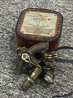 Vintage Maritime Brass Nautical Sextant Leather Case Kelvin Hughes London 1917