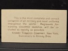 1886 Kinney N224   129  Series-h  Officer  1st Cavalry  Mass V m 