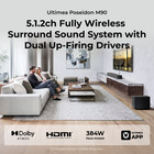 Ultimea 5 1 2ch Fully Wireless Sound Bar With Dolby Atmos  Dual Up-firing  Hdmi