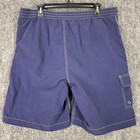 Polo Ralph Lauren Swim Trunks Cargo Swimwear Mens L Vintage 90s Long Board