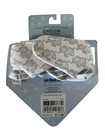 Jojo Maman B  b   3-pack Dribble Bibs Grey Elephant Print Unisex Neutral Cotton