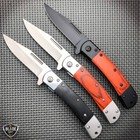 8  Classic Gentleman s Wood Handle Spring Open Assisted Folding Pocket Knife New