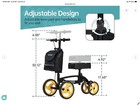 Elenker Knee Walker Economy Steerable Scooter Crutch Yf9010a Black 1847g