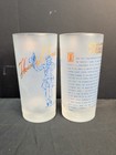 12 Howdy Colonel Tribute Kentucky Toast Frosted Drinking Glasses