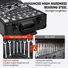 Tool Set Mechanics 909 Pcs Tool Kit Wrenches Socket Repair Tool Case W wheels