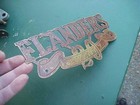 1910-12 Flanders 20 Automobile Radiator Badge Emblem Nameplate Orig Brass Rare