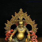 China Tibet Buddhism Temple Bronze Gilt Buddha Statue 1107