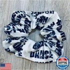 Dance Scrunchie     Soft Velvet Hair Tie With Dancer Print For Girls And Teams 