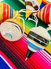 Mexican Classic Wooden Spininng Trompo   Trompo De Madera Jugete Mexicano
