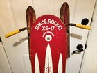 Vintage Space Rocket Sled Xs-17 With Orbit Control  Red And White