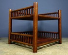 10   Old Chinese Dynasty Huanghuali Wood Carving Hollow Out Dookshelf Statue