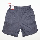 Reebok Men s M Medium Rbk Core 9  Inseam Shorts Ebony Heather Moisture Wicking