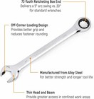 Gearwrench 20 Piece Sae mm Ratcheting Combination Wrench Set 35720a-02