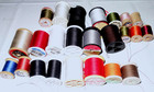 24 Vintage Thread Wooden Plastic  Spools Lot