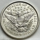 1899 P Barber Silver Quarter  Au   Philadelphia Mint   
