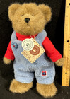 Boyds Bear 904023 Plush 10  Eric Burrbrun Overalls Shirt Stuffed Animal Toy