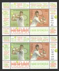 Serbia-mnh 2 Block s-tennis-novak Djokovic World Number One-color Variety- 2021 