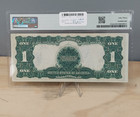 1899  1 Black Eagle Silver Certificate Pmg 53 Fr 235m Mule 2-digit Serial H67a