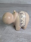 Vintage Hand Carved Soapstone Hippo Miniature Animal Figurine Boho Decor Art