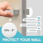 Wall   Door Handle Stopper 5  Set Of 3 Pieces White Rubber Door Knob  Round W   