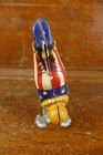 Vintage J Chein Uncle Sam Handstand Clown Tin Litho Windup Toy Works