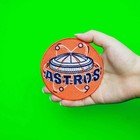 Houston Astros Orange Round Sleeve Emblem Patch Jersey Throwback Retro Mlb Logo