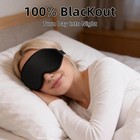 3d Travel Silk Eye Mask Sleeping Soft Padded Shade Cover Rest Relax Blindfold