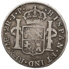 1813 Jp 2 Reales Peru Coin Ferdinand Vii Lima Mint Silver  mo4396- 
