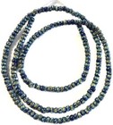 Fine Vintage Dark Blue Picasso Matching 4mm Glass Beads Trade Beads 