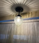 New  Acorn Antique Ceiling Light Fixture With Chain-vintage Glass Flush Mount