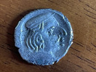 Silver Drachm Rudrasena Ii Kshatrapa Dynasty Ancient Coin 256-278 Ce