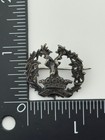 Antique Henry Tatton Sterling Silver Gordon Highlanders Wwi Sweetheart Stag Pin