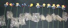 Teddy Bear Floral Picks Sticks Florist Decoration Lot Of 11 Unused Pvc Plastic