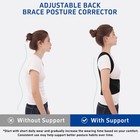 Zrughno Posture Corrector For Women Men Back Brace Support Large  Black