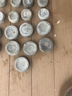 Vintage Lot Of Mason Zinc Lid With Milk Glass Genuine Cap Canning
