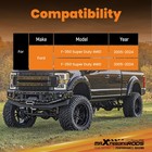 Dual Steering Stabilizer 2 -8  Lift For Ford F-350 f-250 Super Duty 4wd 2005-24