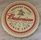 Vintage 18   Budweiser Beer Bottle Cap 3d Hanging Wall Sign
