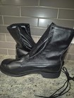 Vintage 1991 Us Military Combat Boots 10 5d Addison Shoe Co Black Leather